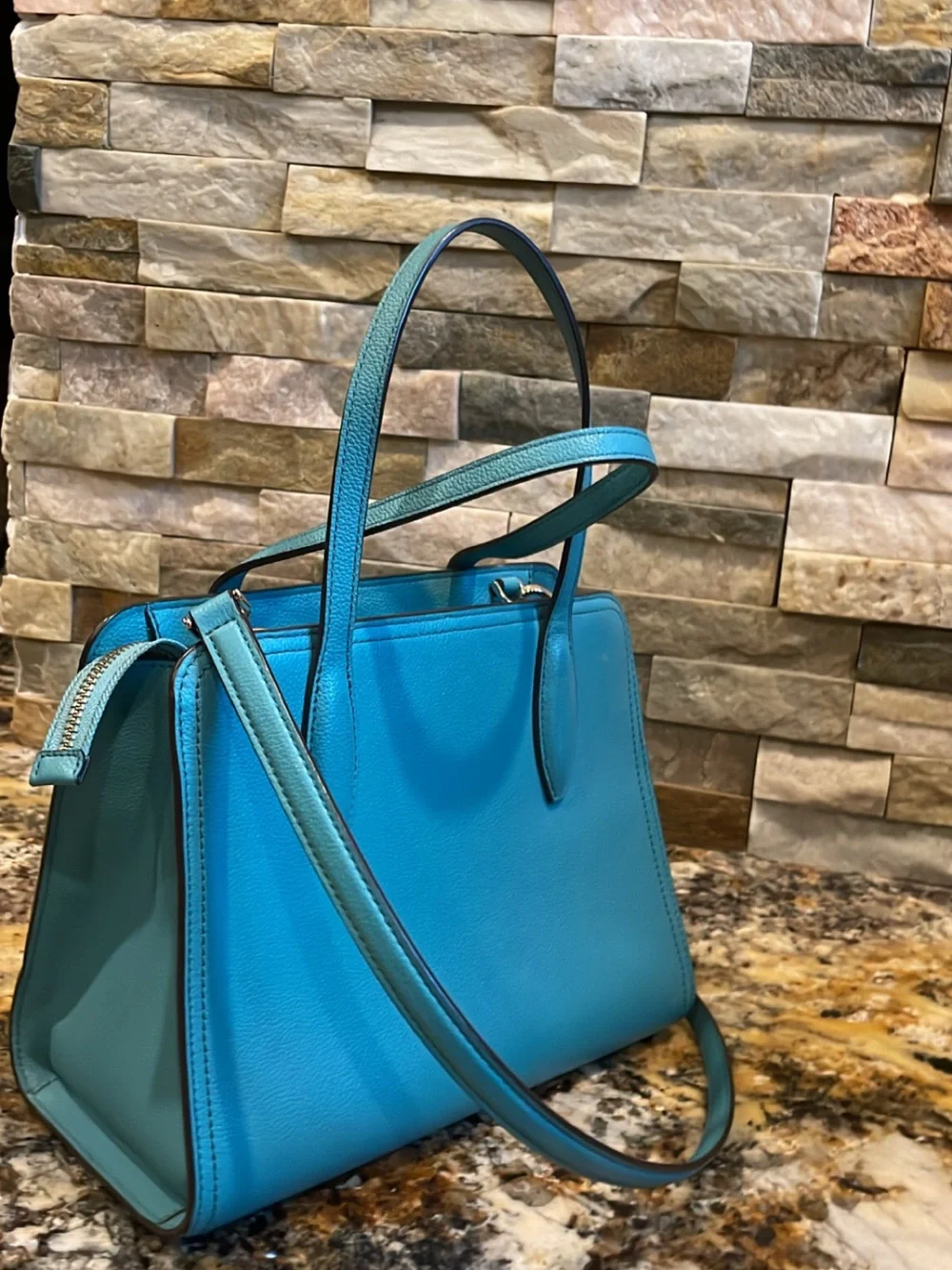 KATE SPADE blue tealish purse
